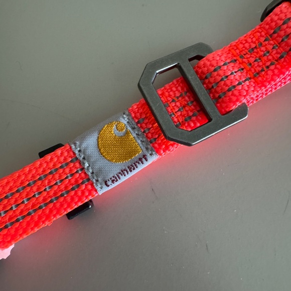 Carhartt Dog Collar Orange Easy Release Reflective NWT Medium - Picture 3 of 4